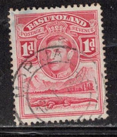 BASUTOLAND Scott # 19 Used - KGVI & Crocodile - 1933-1964 Colonia Británica