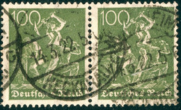 ALLEMAGNE / GERMANY / DEUTSCHLAND 1922 CàD  "MANNHEIM / NECKARAU C " Sur Mi.187c - Used Stamps