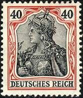 ALLEMAGNE / GERMANY / DEUTSCHLAND- 1905 - GERMANIA (III) 40pf (Friedensdruck) Mi.90 I Mint* - Neufs