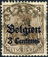 BELGIQUE / Deutsche Besetzung Belgien 1916 - Mi.1 Used " SCLAYN " (Prov NAMUR) - Bezetting 1914-18