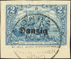 DANZIG 1920 (14.11) - "OHRA (Kr. DANZIGER HÖHE)" Date Stamp (Wolff 4) On Mi.11b - Usados