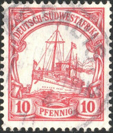 German SWA / SÜDWESTAFRIKA 1911 "GOBABIS" Ds / STEMPEL On/auf Mi.26b - VFU - África Del Sudoeste Alemana