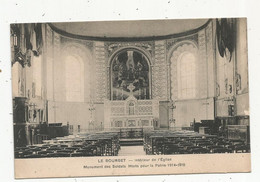 Cp,  Militaria ,monument Des Soldats Morts Pour La Patrie,93 ,LE BOURGET ,intérieur De L'église ,  Vierge ,ed. Le Deley - Monumenti Ai Caduti