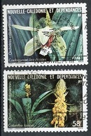 Nouvelle Calédonie - Neukaledonien - New Caledonia 1986 Y&T N°520 à 521 - Michel N°784 à 785 (o) - Orchidées - Oblitérés