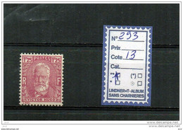 FRANCE LUXE ** N° 293 - Unused Stamps