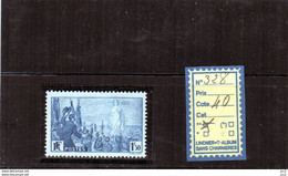 FRANCE  LUXE** N°328 - Unused Stamps