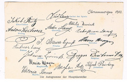 D-12018  OBERAMMERGAU : Passionsspiele 1910 - Die Autogramme Der Hauptdarsteller - Oberammergau