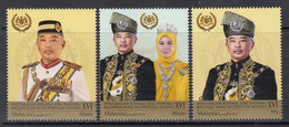 2019 Malaysia Sultan Complete Set Of 3 MNH - Malesia (1964-...)
