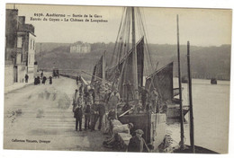 6576 - AUDIERNE - Sortie De La Gare - Entrée Du Goyen - Chateau De Locquéran - Audierne