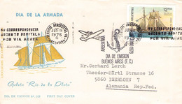 ARGENTINA - FDC 1976 NAVY DAY Mi #1300  //Q187 - FDC