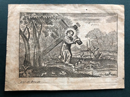 Kopergravure Cor De Baudt Papier Gravure PRUYMBOOM J.C. Echtg Van Campen Theodorus °1767+1822 Antwerpen Brouwer - Esquela