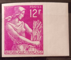 France/French Stamp 1957 N°1116  BdF Nd  (*) TB - 1957-1959 Oogst