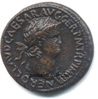 SESTERZIO NERONE TEMPIO GIANO IMPERO ROMANO SPLENDIDA MONETA ROMA - The Julio-Claudians (27 BC To 69 AD)