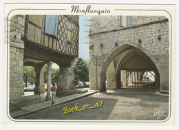 {60612} 47 Lot Et Garonne Monflanquin , Les Arcades ; Animée - Monflanquin