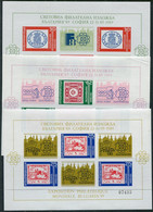 BULGARIA 1989 BULGARIA '89 Exhibition (III) Set Of 10 Imperforate Blocks MNH / **.  Michel Blocks 184-93 - Unused Stamps