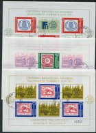 BULGARIA 1989 BULGARIA '89 Exhibition (III) Set Of 10 Imperforate Blocks Used.  Michel Blocks 184-93 - Usati