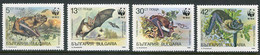 BULGARIA 1989 WWF Bats  MNH / **.  Michel 3741-44 - Neufs