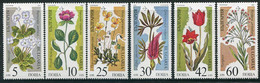BULGARIA 1989 Endangered Plants MNH / **.  Michel 3735-40 - Unused Stamps