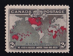 CANADA 1898  2C XMAS MLH/MM FRESH VERY FINE SCOTT#86b  SUPERB STAMP CV $50 - Otros & Sin Clasificación