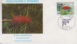 Enveloppe  FDC  1er  Jour   NOUVELLE  CALEDONIE   Flore   Calédonienne   1981 - FDC