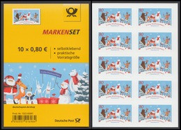 !a! GERMANY 2019 Mi. 3505 MNH BOOKLET(10) (self-adhesive) - Christmas - 2011-2020