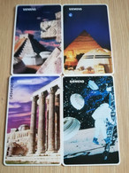 NETHERLANDS CHIPCARD SERIE 4X  HFL 2,50 SIEMENS  VERY DIFFICULT   COMPLETE  SET   MINT CARDS  ** 4479** - Pubbliche