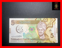 TURKMENISTAN 5 MANAT 2017 P. 37  *commemorative*  UNC - Turkmenistan