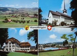 KONOLFINGEN Ref. Kirche Schloss Hünigen Schwimmbad - Konolfingen