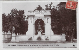 28   Chartres   Le Monument Des Enfants  D'eure Et Loir Morts Pour La Patrie - Chartres