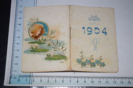 Calendrier Eleftheroudakis Greece Grece French Français 1904 - Petit Format : 1901-20