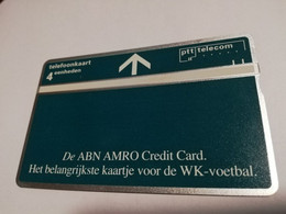 NETHERLANDS  ABN /AMRO BANK /STATEU LIBERTY FUTBAL   ADVERTISING   4 UNITS  LANDYS & GYR    Mint  ** 4488** - Privé