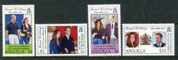 Anguilla 2011 Royal Wedding Set HM (SG 1237-1240) - Anguilla (1968-...)