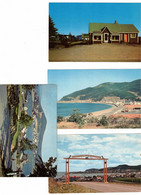 16 Different GASPE, Quebec, Canada, 16 Old Chrome Postcards - Gaspé
