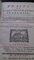 Traité De L'orthographe Françoise En Forme De Dictionnaire RESTAUT Félix Faulcon 1752 - Woordenboeken