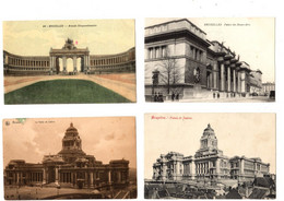 BRUSSEL - BRUXELLES - Lot 4 Kaarten - Lot De 4 Cartes  - Verzonden - Envoyées - 1909 - 1908 - 1910 - Konvolute, Lots, Sammlungen