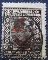 KING ALEXANDER-8 D--ERROR-DOT-SHS-YUGOSLAVIA-1926 - Non Dentellati, Prove E Varietà