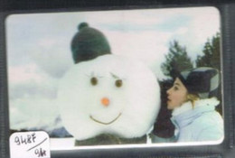 ROMANIA   - CHIP ROM TELECOM - SNOWMAN  -   RIF. 9487 - Jahreszeiten