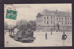 CPA [54] Meurthe Et Moselle > Luneville Train Gare Tramway Chemin De Fer Circulé - Luneville