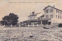 LES LECQUES               HOTEL DE LA PLAGE. VUE PRISE DE LA MER - Les Lecques