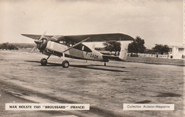 Carte Photo  Aviation-Magazine - MAX HOLSTE 1521 "BROUSSARD" (France) - 1946-....: Modern Era