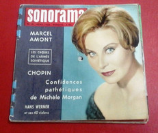 Sonorama N°18 Avril 1960 Michèle Morgan Marcel Amont Valérie Lagrange Choeurs Armée Rouge Jeanne Moreau - Formats Spéciaux