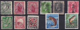 NEW ZEALAND OLD DIFFERENT USED STAMPS - Collezioni & Lotti