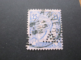 Belgien    ,  FIRMENLOCHUNG , Perfin , 2 Scans  , Selten, Anvers - 1863-09