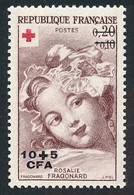 REUNION 1962 - Yv. 353 (=FR 1366 + Surch) **   Cote= 3,00 EUR - Croix-Rouge. Œuvre De Fragonard  ..Réf.FRA29291 - Unused Stamps
