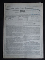 VP ASSURANCE 15/11/1920 (V2030) BOB Mutuelle Belge Contre L'Iincendie (2 Vues) Belgische Onderlinge Brandverzekering - Bank & Versicherung