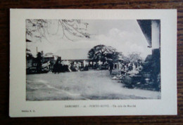 Dahomey - Carte Postale Ancienne -  Porto-Novo - Un Coin Du Marché - Dahomey