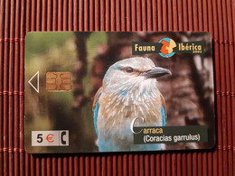 Phonecard  Bird Used  Rare - Pájaros Cantores (Passeri)
