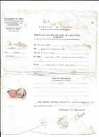 1958 COURS (RHONE) ARRDT VILLEFRANCHE CANTON THIZY - GUILLIN MARC EDMOND NE 1941 FILS ROCHE - EXTRAIT ACTE DE NAISSANCE - Historical Documents