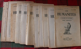 11 N° De "Les Humanités". Hatier 1939-1943. Revue D'enseignement Secondaire Et D'éducation. Classe De Lettres - 18 Ans Et Plus