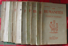 10 N° De "Les Humanités". Hatier 1929-1935. Revue D'enseignement Secondaire Et D'éducation. Classe De Grammaire - 18 Ans Et Plus